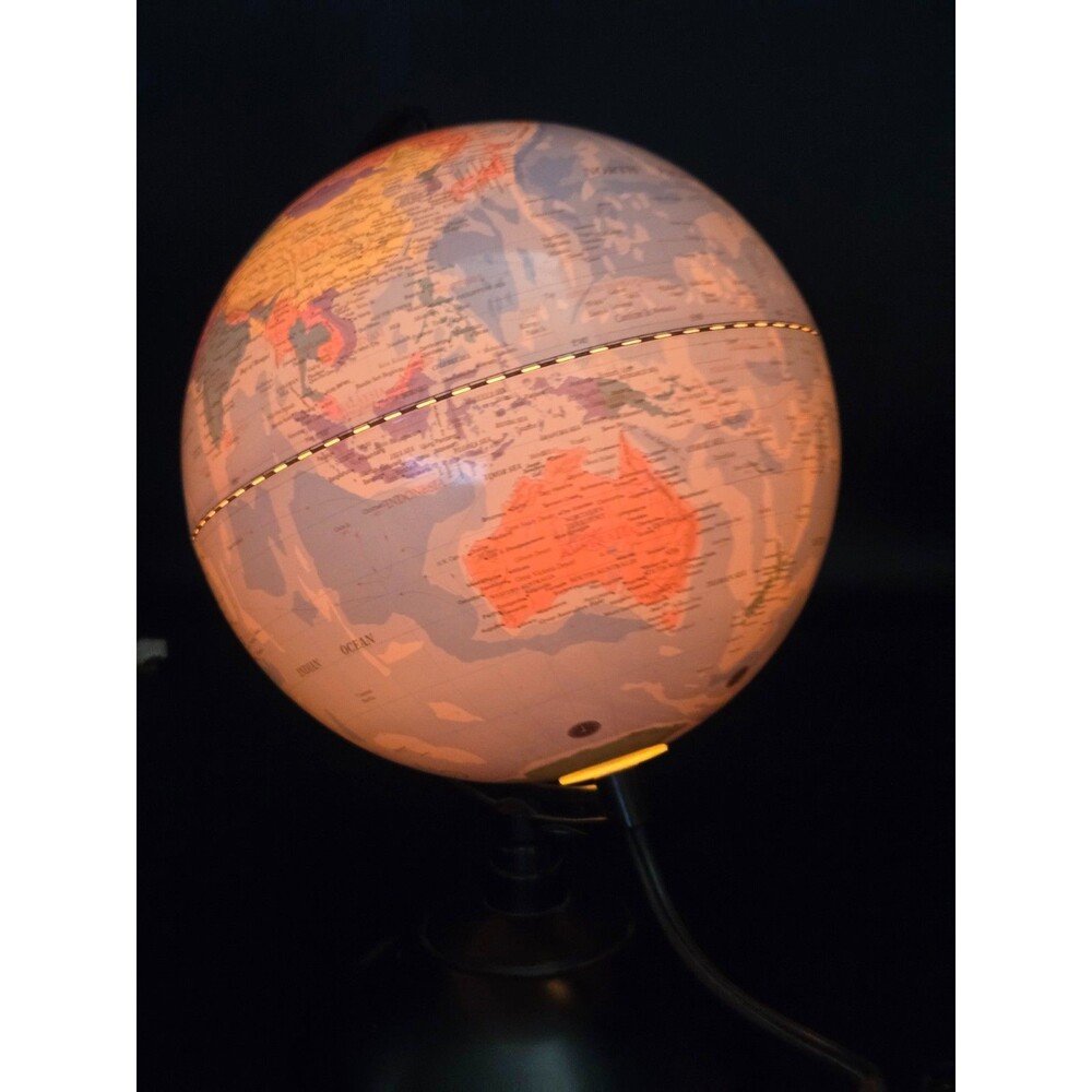 Vtg Working Underwriters Laboratories Night Light Globe Kids Room 12" 13"around
